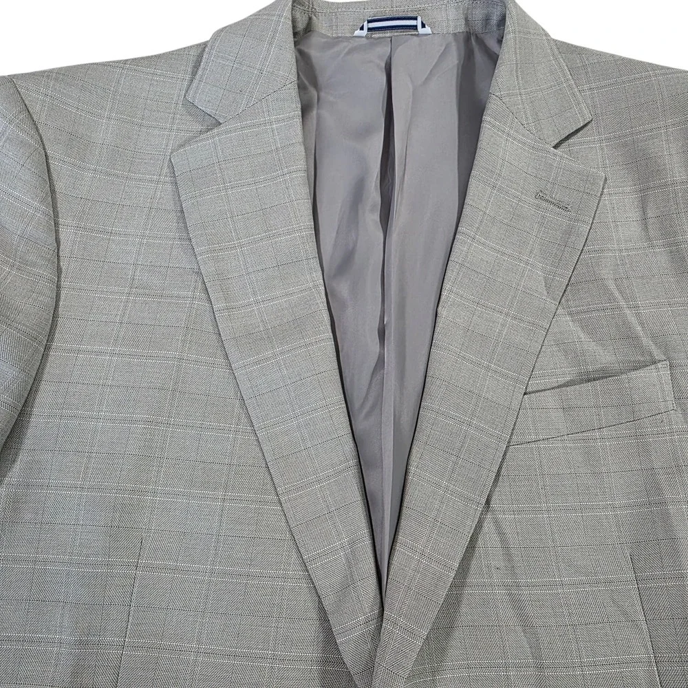 Saddlebred Suit Jacket Mens‎ Gray Size 42R Notch Lapel Classic Formal Wear